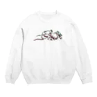 BBdesignの馬１ Crew Neck Sweatshirt