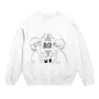 hopeisnotyetの朝-あした-イラスト Crew Neck Sweatshirt