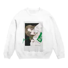 Ran.のpersistent love【green】 Crew Neck Sweatshirt