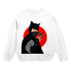 爆弾小僧の怪傑黒頭巾 Crew Neck Sweatshirt