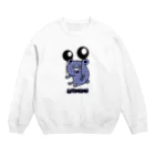 はなぺちゃとそばかすの風船で行くよどこまでもロゴ入り Crew Neck Sweatshirt