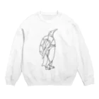 Aliviostaのペンギン スカイダイビング Crew Neck Sweatshirt