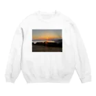 りょうかの夕日 Crew Neck Sweatshirt