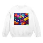 megumuyashoutenのHAPPY HOLiDAYS Crew Neck Sweatshirt