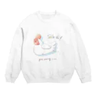 🐓のSPLASH CHICKEN  Crew Neck Sweatshirt