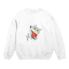 まきまきおの絵本グッズ店のちいかみくんグッズ（降りれなくなっちゃった） Crew Neck Sweatshirt