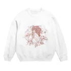 神威獅鳳エターナルクリエーションのhana花 Crew Neck Sweatshirt