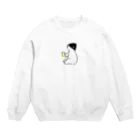 くりん@イラストレーターのオロポるしろくまサウナー Crew Neck Sweatshirt