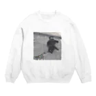 からあげれもん。のくろねこ ごろごろ Crew Neck Sweatshirt