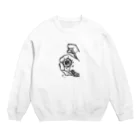 Chill.BTの全てを見透かす目 Crew Neck Sweatshirt