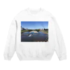 mirumaruのトヨヒラガワｯｺ Crew Neck Sweatshirt