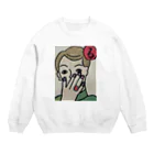 waka-kano artの〜る〜 ルビーの指輪きれいだな Crew Neck Sweatshirt