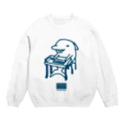 マニアパレルのそろばんイルカ Crew Neck Sweatshirt