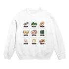 高堂玲/イラストの方のラーメントッピング Crew Neck Sweatshirt