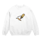 らぷみん釣り日和の釣り好き☆エギング Crew Neck Sweatshirt