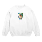 monocolor_collageのrolling Crew Neck Sweatshirt