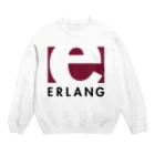 Erlang and Elixir shop by KRPEOのErlang logo Crew Neck Sweatshirt