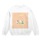 OKIRAKU.SHOPの風呂上がりの夜 Crew Neck Sweatshirt