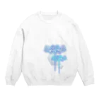 綾錦工房 りこりすの曼珠沙華 - 朧【月光】 Crew Neck Sweatshirt