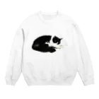 ねこのしっぽのはなちゃん Crew Neck Sweatshirt