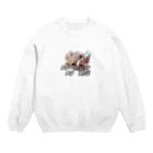 Beer ManiaのNO  DEGU  NO  LIFE Crew Neck Sweatshirt