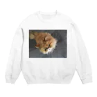 ぶちゃ猫・茶々丸オフィシャルショップのぶちゃ猫・茶々丸 Crew Neck Sweatshirt