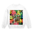 mnto雑貨洋品店の味醂歓迎パーティ ケーキver Crew Neck Sweatshirt