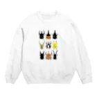 🐝KontyuMamaの世界のカブトムシクワガタ Crew Neck Sweatshirt