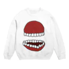 Pomeraniansatoのまあるいハグキ Crew Neck Sweatshirt