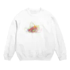 pinpinnonの4歳児画伯のおえかき Crew Neck Sweatshirt