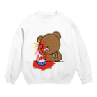 KUMANOKOのくまのこ３ Crew Neck Sweatshirt