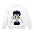 Café Roseraieの【VKOG398】「Stare into Stars」背景なし Crew Neck Sweatshirt