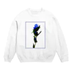 Ameoのリンドウ プリント Crew Neck Sweatshirt