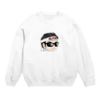 【開運】アーク姓名判断士ショップの必勝アークくん Crew Neck Sweatshirt