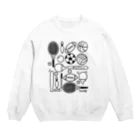 おはる屋さんのいろいろ球技（ボールゲーム） Crew Neck Sweatshirt