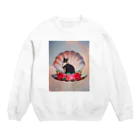 チビクロウナギのウナギのブロマイド Crew Neck Sweatshirt