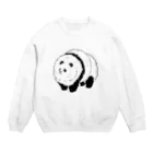 wakutaのモフモフパンダ① Crew Neck Sweatshirt