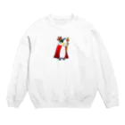 kosumamaのえらいペンギン Crew Neck Sweatshirt