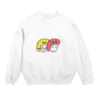 スシちゃんのマグロちゃんとタマゴちゃん Crew Neck Sweatshirt