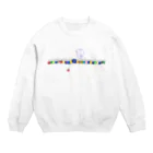 kazuuuuuのきのこらいと Crew Neck Sweatshirt