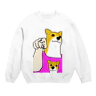 メガピンのBossyポチ Crew Neck Sweatshirt