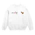 ひつじの村の桃太郎と鬼 Crew Neck Sweatshirt