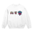 りりなのくりえいてぃぶふぁくとりーのバレーは、たのしいな。 Crew Neck Sweatshirt