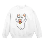 ドリュウ【𝕯𝖔𝖗𝖞𝖚】𝕻𝖆𝖉𝖉𝖔𝖈𝖐 𝖗𝖎𝖉𝖊𝖗のドリュウ猫 Crew Neck Sweatshirt