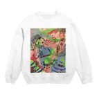 小季のステップアップ目指し Crew Neck Sweatshirt