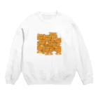 nekokawagohanのそっけないねこ Crew Neck Sweatshirt