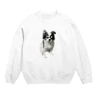 チワワの世を憂うチワワ Crew Neck Sweatshirt