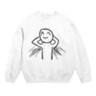 とうふのわき毛たろうシリーズ Crew Neck Sweatshirt