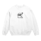 Halloween のおばけちゃん Crew Neck Sweatshirt