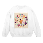 るいさんちのクリスマスクッキー Crew Neck Sweatshirt